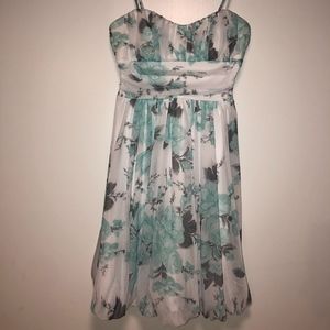 Floral tie dress